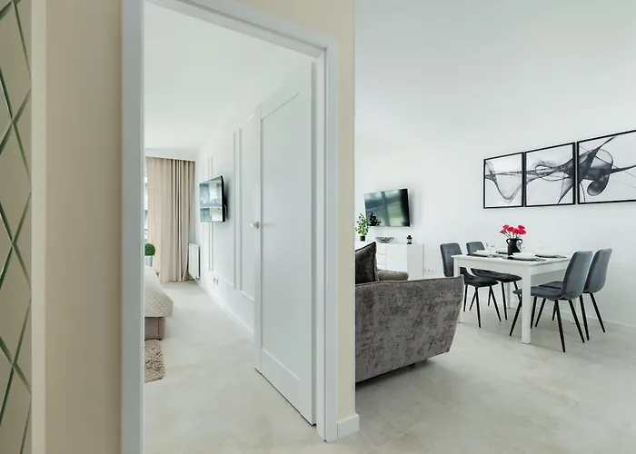 Apartament Velours Oasis - With Pool, Sauna & Gym - At The Baltic Sea Dziwnów