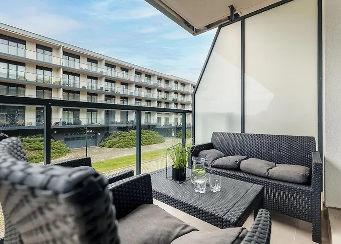 Apartament Velours Oasis - With Pool, Sauna & Gym - At The Baltic Sea Dziwnów